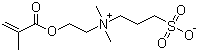 3-[Dimethyl-[2-(2-methylprop-2-enoyloxy)ethyl]azaniumyl]propane-1-sulfonate Structure,3637-26-1Structure