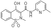 N-(6-methyl-2-pyridyl)-4-hydroxy-2-methyl-2h-1,2-benzothiazine-3-carboxamide 1,1-dioxide Structure,36392-64-0Structure