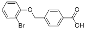 4-(2-Bromophenoxymethyl)benzoic acid Structure,364610-26-4Structure