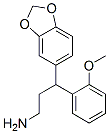 3-苯并[1,3]二氧杂环戊烯-5-基-3-(2-甲氧基-苯基)-丙胺结构式_364745-90-4结构式