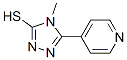 4-Methyl-5-pyridin-4-yl-4H-[1,2,4]triazole-3-thiol Structure,3652-32-2Structure