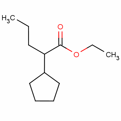 Ethyl alpha-propylcyclopentaneacetate Structure,36588-75-7Structure