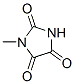 1-Methylimidazolidine-2,4,5-trione Structure,3659-97-0Structure