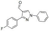 3-(4-Fluorophenyl)-1-phenyl-1H-pyrazole-4-carbaldehyde Structure,36640-40-1Structure