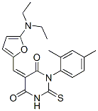 4,6(1H,5h)-pyrimidinedione,5-[[5-(diethylamino)-2-furanyl ]methylene]-1-(2,4-dimethylphenyl)dihydro-2-thioxo- Structure,366467-57-4Structure