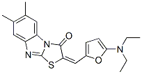 2-[[5-(二乙基氨基)-2-呋喃]亚甲基]-6,7-二甲基-噻唑并[3,2-a]苯并咪唑-3(2H)-酮结构式_366813-62-9结构式