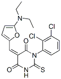 4,6(1H,5h)-pyrimidinedione,1-(2,3-dichlorophenyl)-5-[[5-(diethylamino)-2-furanyl ]methylene]dihydro-2-thioxo- Structure,366830-18-4Structure