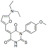 4,6(1H,5h)-pyrimidinedione,5-[[5-(diethylamino)-2-furanyl ]methylene]dihydro-1-(4-methoxyphenyl)-2-thioxo- Structure,366831-33-6Structure