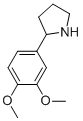 2-(3,4-Dimethoxy-phenyl)-pyrrolidine Structure,367281-00-3Structure