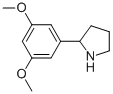 2-(3,5-Dimethoxyphenyl)pyrrolidine Structure,367281-01-4Structure