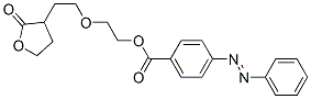 4-(Phenylazo)benzoic acid 2-[2-(tetrahydro-2-oxofuran-3-yl)ethoxy]ethyl ester Structure,36763-89-0Structure