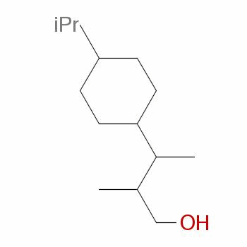 4-(Isopropyl)-alpha,beta-dimethylcyclohexylpropan-1-ol Structure,36779-89-2Structure