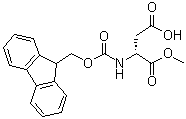 Fmoc-d-asp-ome结构式_368443-82-7结构式