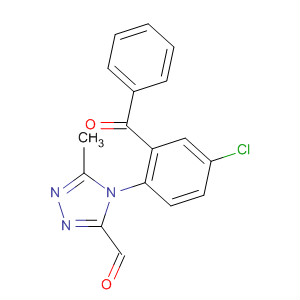 4-(2-Benzoyl-4-chlorophenyl)-5-methyl-4h-1,2,4-triazole-3-carboxaldehyde Structure,36916-20-8Structure