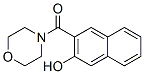 3-(Morpholin-4-ylcarbonyl)-2-naphthol Structure,3692-67-9Structure