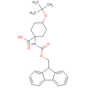 Cyclohexanecarboxylic acid,4-(1,1-dimethylethoxy)-1-[[(9h-fluoren-9-ylmethoxy)carbonyl ]amino]-(9ci) Structure,369403-10-1Structure