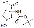 Cyclopentanecarboxylic acid,1-[[(1,1-dimethylethoxy)carbonyl ]amino]-3-hydroxy-(9ci) Structure,369403-15-6Structure