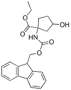 Cyclopentanecarboxylic acid,1-[[(9h-fluoren-9-ylmethoxy)carbonyl ]amino]-3-hydroxy-,ethyl ester (9ci) Structure,369403-21-4Structure