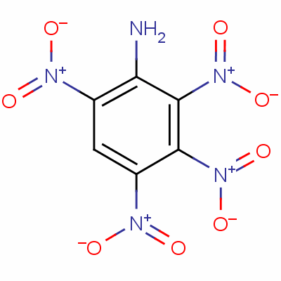 四硝基苯胺结构式_3698-54-2结构式