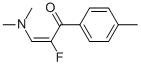 (9ci)-3-(二甲基氨基)-2-氟-1-(4-甲基苯基)-2-丙烯-1-酮结构式_37032-46-5结构式