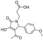 3-[3-乙酰基-4-羟基-2-(4-甲氧基苯基)-5-氧代-2,5-二氢吡咯]-丙酸结构式_370584-35-3结构式