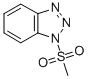 1-(Methylsulfonyl)-1H-benzotriazole Structure,37073-15-7Structure