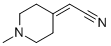 2-(1-Methylpiperidin-4-ylidene)acetonitrile Structure,37123-91-4Structure