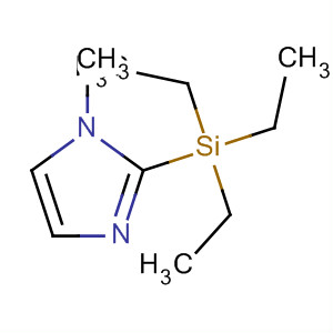 1-Methyl-2-(triethylsilyl)-1h-imidazole Structure,371764-99-7Structure