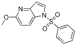 1-(苯基磺酰基)-5-甲氧基-4-氮杂吲哚结构式_372077-49-1结构式