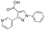 1-Phenyl-3-(3-pyridinyl)-1H-pyrazole-4-carboxylic acid Structure,372107-42-1Structure