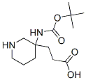 3-N-boc-amino-3-piperidine-propionic acid Structure,372144-09-7Structure