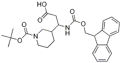 3-(Fmoc-amino)-3-(1-boc-3-piperidyl)propanoic acid Structure,372144-11-1Structure