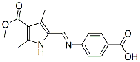 1H-pyrrole-3-carboxylicacid,5-[[(4-carboxyphenyl)imino]methyl ]-2,4-dimethyl-,3-methylester(9ci) Structure,372499-43-9Structure