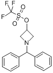 Trifluoro-methanesulfonic acid 1-benzhydryl-azetidin-3-yl ester Structure,372963-47-8Structure