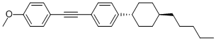 Trans-1-(2-(4-methoxyphenyl)ethynyl)-4-(4-pentylcyclohexyl)benzene Structure,372983-17-0Structure