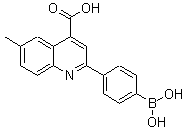 2-(4-Dihydroxyborane)phenyl-4-carboxy-6-methylquinoline Structure,373384-16-8Structure