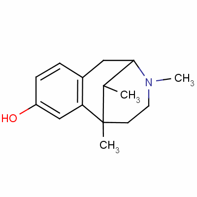 美他佐辛结构式_3734-52-9结构式