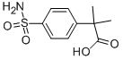 2-Methyl-2-(4-sulfamoylphenyl)propionic acid Structure,374067-95-5Structure