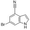 6-Bromo-1h-indole-4-carbonitrile Structure,374633-26-8Structure