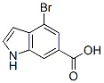 4-Bromo-6-indolecarboxylic acid Structure,374633-27-9Structure