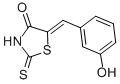 (5E)-5-(3-Hydroxybenzylidene)-2-mercapto-1,3-thiazol-4(5H)-one Structure,37530-35-1Structure