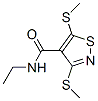 N-ethyl-3,5-bis(methylthio)-4-isothiazolecarboxamide Structure,37572-35-3Structure