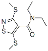 N,n-diethyl-3,5-bis(methylthio)-4-isothiazolecarboxamide Structure,37572-36-4Structure