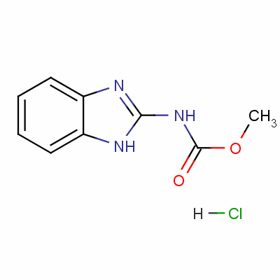 Methyl 1h-benzimidazol-2-ylcarbamate monohydrochloride Structure,37574-18-8Structure