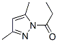 3,5-二甲基-1-(1-氧代丙基)-1H-吡唑结构式_37612-61-6结构式