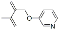 (9CI)-3-[(3-甲基-2-亚甲基-3-丁烯)氧基]-吡啶结构式_376362-60-6结构式