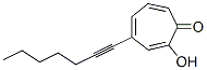 2,4,6-Cycloheptatrien-1-one,4-(1-heptynyl)-2-hydroxy-(9ci) Structure,376390-59-9Structure