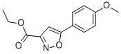 5-(4-Methoxy-phenyl)-isoxazole-3-carboxylic a cid ethyl ester Structure,376623-69-7Structure