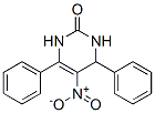 5-Nitro-4,6-diphenyl-3,4-dihydro-2(1h)-pyrimidinone Structure,37673-85-1Structure