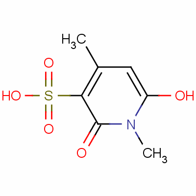 1,2-二氢-6-羟基-1,4-二甲基-2-氧代-3-吡啶磺酸结构式_37678-73-2结构式